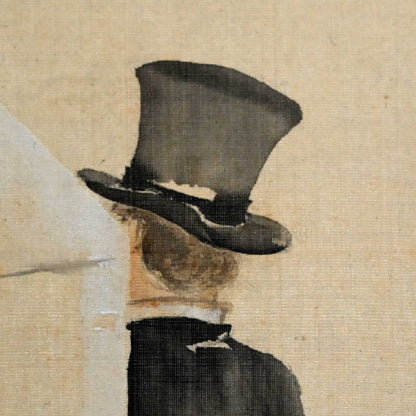 Meiji painting ー竹内 栖鳳, 谷口 香嶠 “洋装男女圖”