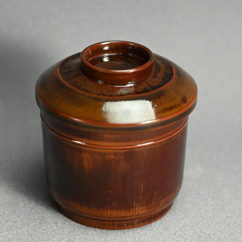 Set 5 lacquered Kaiseki Soup Bowls by Imperial Artist ー伊藤 陶山, 青木 俊勝 "吸物椀"