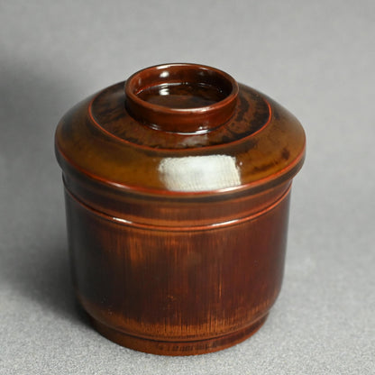 Set 5 lacquered Kaiseki Soup Bowls by Imperial Artist ー伊藤 陶山, 青木 俊勝 "吸物椀"