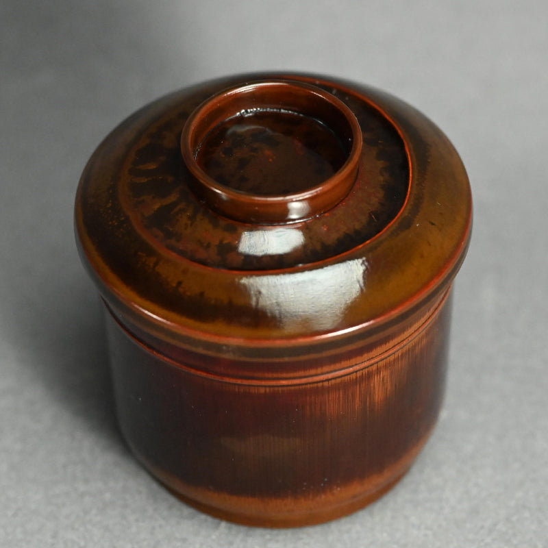 Set 5 lacquered Kaiseki Soup Bowls by Imperial Artist ー伊藤 陶山, 青木 俊勝 "吸物椀"