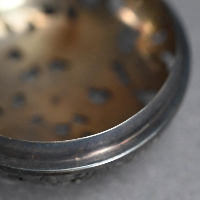 Antique Japanese Porcelain Kutani Censer with Silver Lid ー古九谷筒形香炉