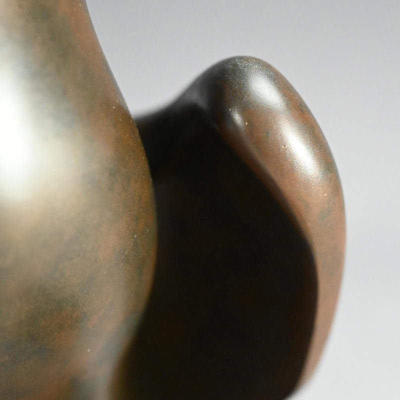 Bronze Duck family by Imperial Artist ー津田 信夫 "愛憐庇護"