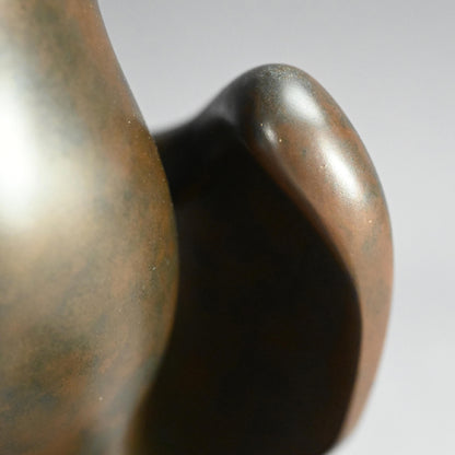 Bronze Duck family by Imperial Artist ー津田 信夫 "愛憐庇護"