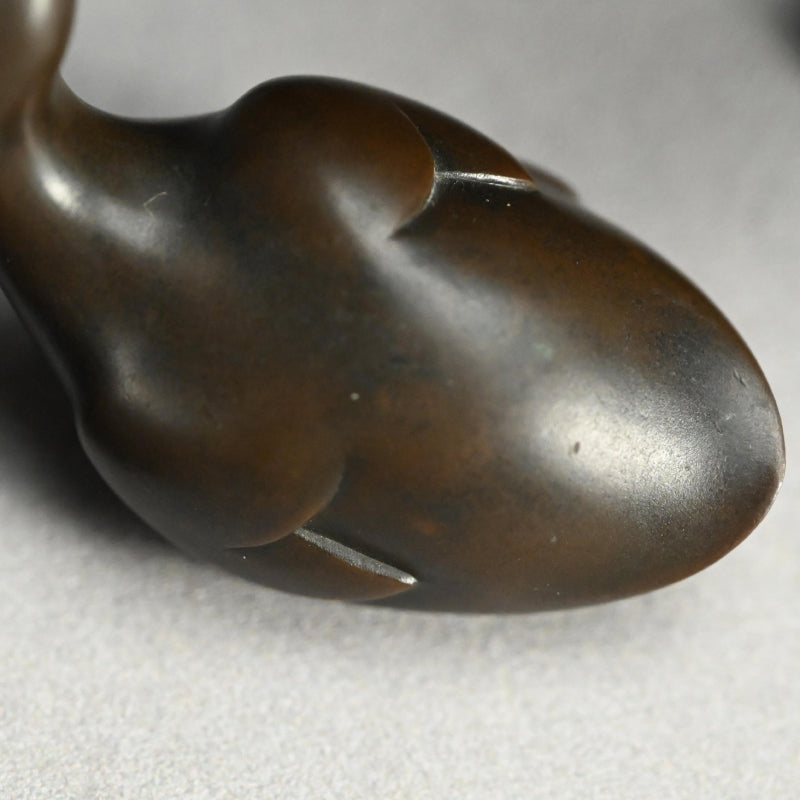 Bronze Duck family by Imperial Artist ー津田 信夫 "愛憐庇護"