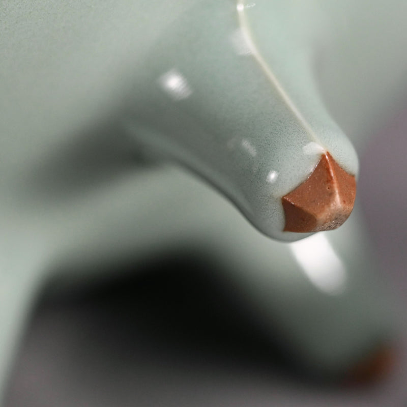 Celadon Koro Incense Burner ー宮永 東山 "青瓷袴腰 香爐"