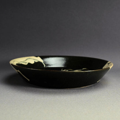 Unusual Early Work by Legendary, Moon-Flower ー和田 守卑良 “月花文鉢”