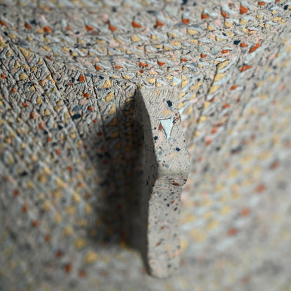 Contemporary Vase by Pioneering Female Artist ー岸 映子 “彩石象嵌器”