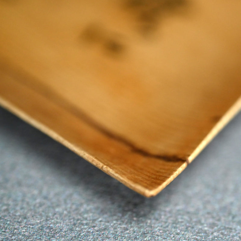 Set 5 Wooden Kashizara Plates ーはりつ (福田 古道人), 榛原紙工房 "菓子皿"