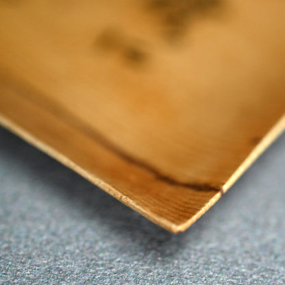 Set 5 Wooden Kashizara Plates ーはりつ (福田 古道人), 榛原紙工房 "菓子皿"