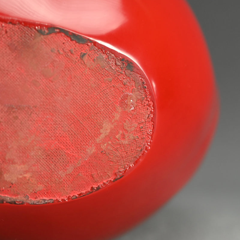 Exhibited Red Lacquer sculpture ー井上 絵美子 “游舞”