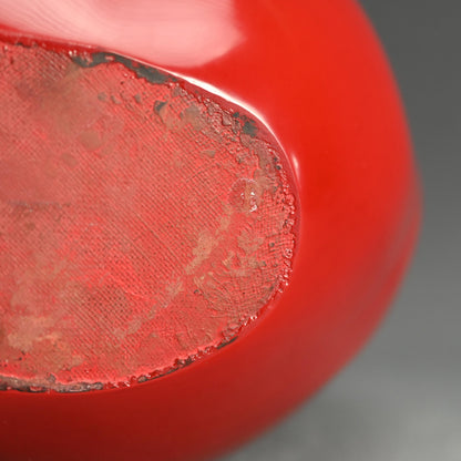 Exhibited Red Lacquer sculpture ー井上 絵美子 “游舞”
