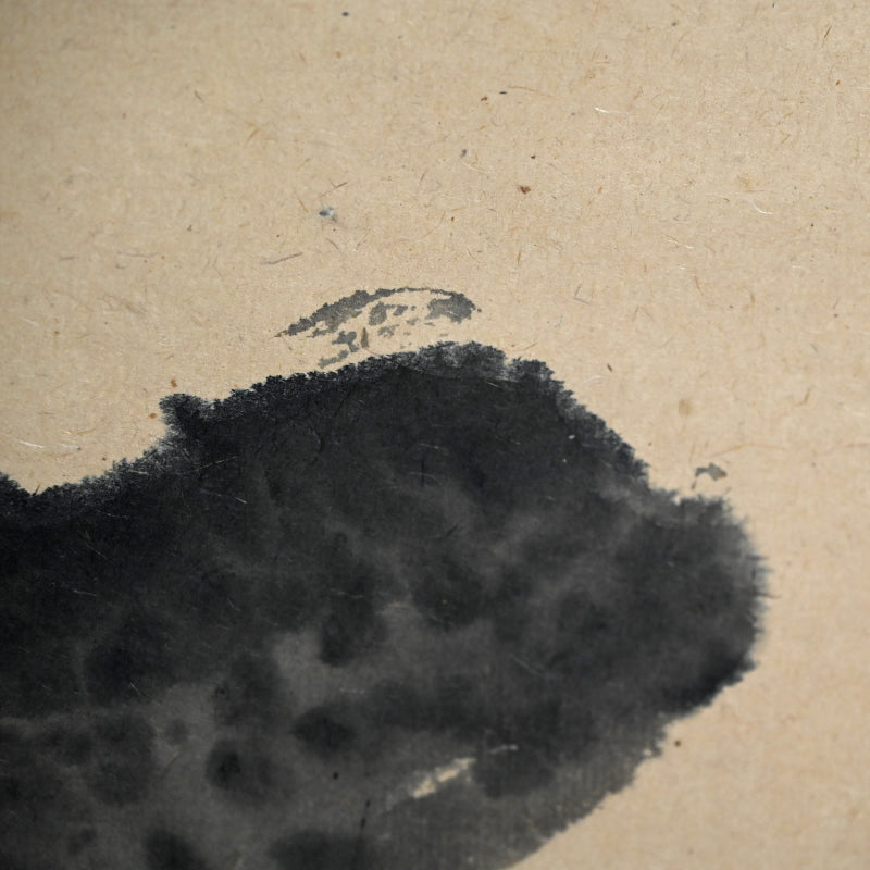 Haritsu Haiku Calligraphy & cockscomb flower 1924 ー福田 古道人, はりつ “鶏頭図”