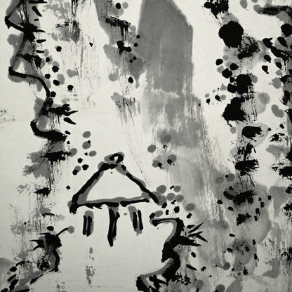 Museum Published Scroll Painting, 1914 ー福田 古道人 “険谷仙居”