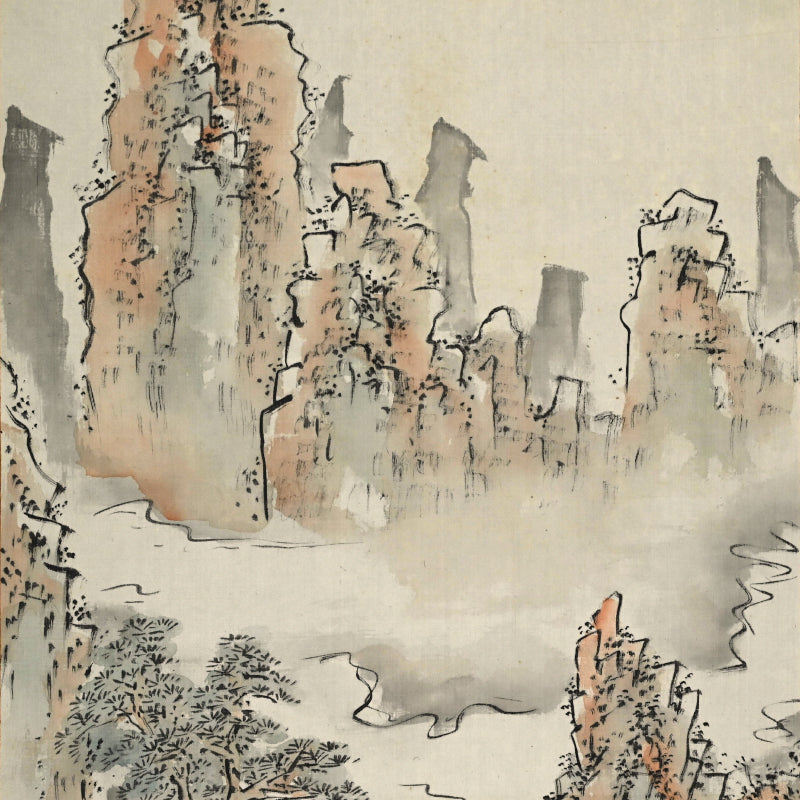 Meditating on Passing Clouds ー福田 古道人 “雲中幽観図"