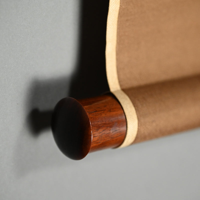 Museum Exhibited Scroll, Pine Trees Between Cliffs ー福田 古道人 “山水画讃”