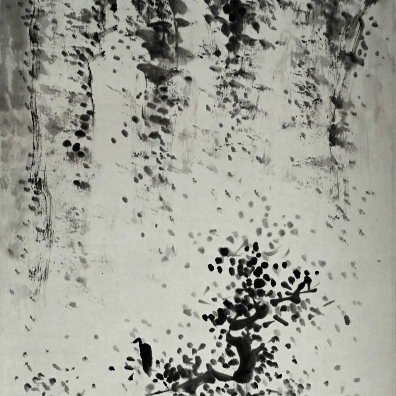 Misty Peaks and Forested Heights ー福田 古道人 “幽峰煙樹図雙幅”