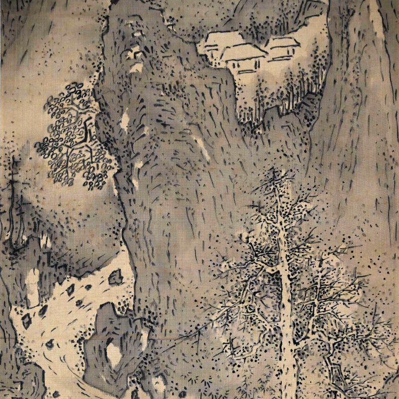 Tilling Clouds, Cultivating Poems, 1907 ー福田 古道人 “白雲還山図"