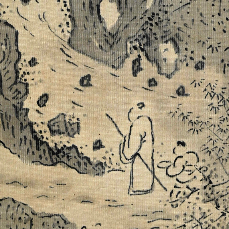 Tilling Clouds, Cultivating Poems, 1907 ー福田 古道人 “白雲還山図"