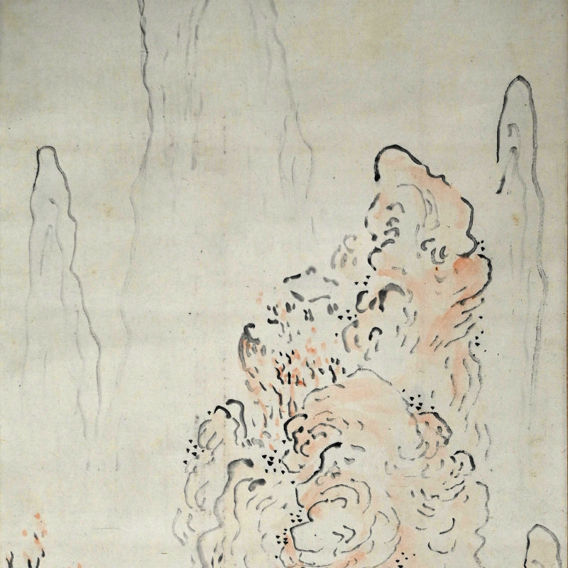 Autumn Valley & Mountain Scene ー福田 古道人 “秋景山水図”