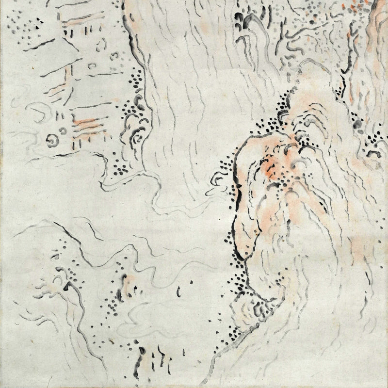 Autumn Valley & Mountain Scene ー福田 古道人 “秋景山水図”