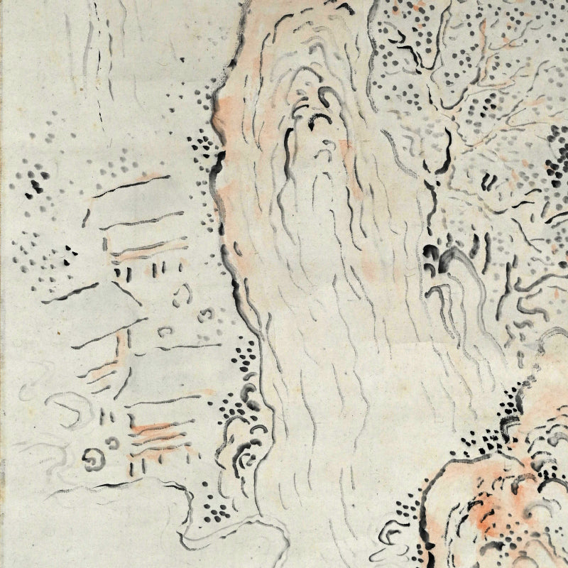 Autumn Valley & Mountain Scene ー福田 古道人 “秋景山水図”