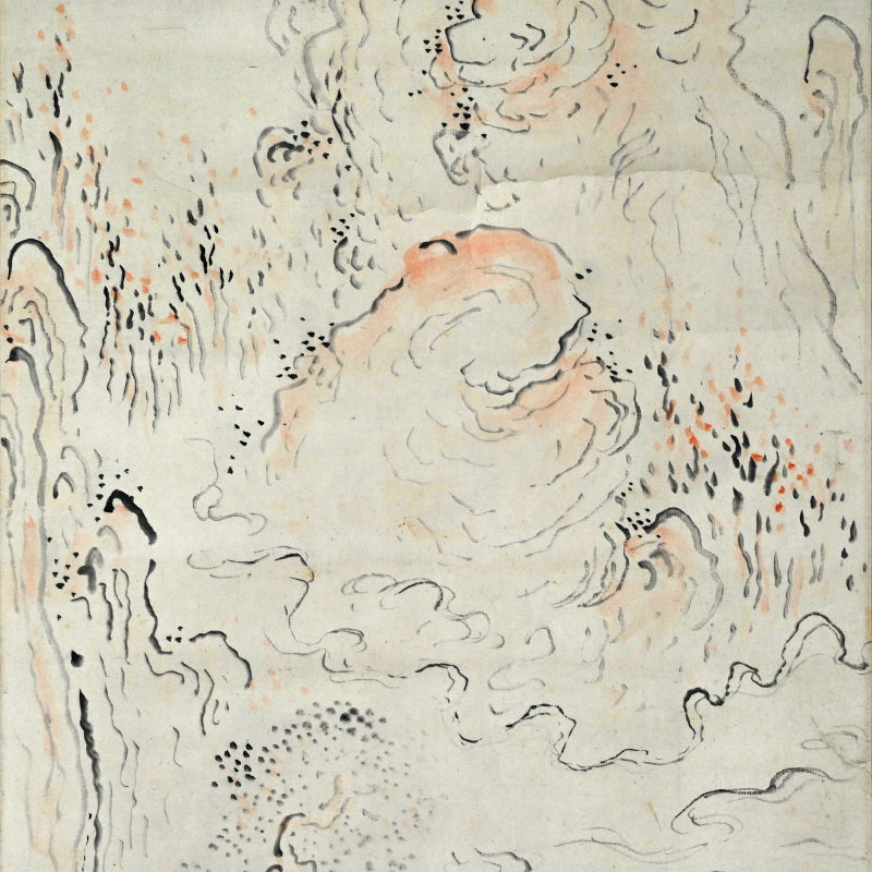 Autumn Valley & Mountain Scene ー福田 古道人 “秋景山水図”