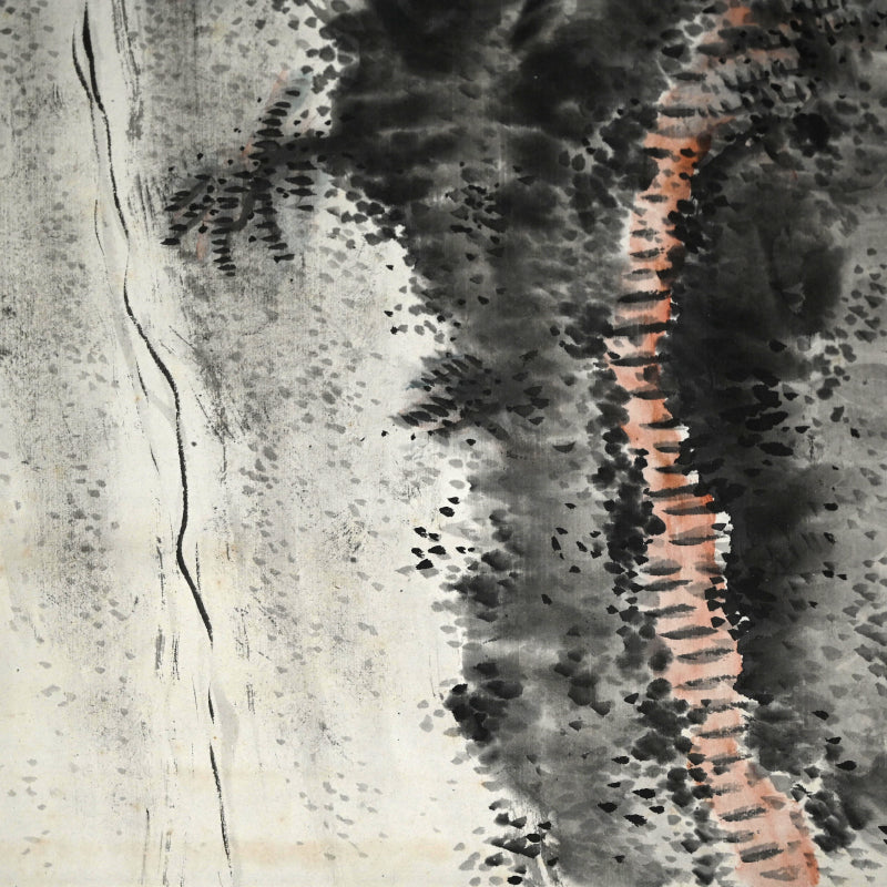 Soughing Pines at a Mountain Hermitage ー福田 古道人 “烟霞幽谷図"