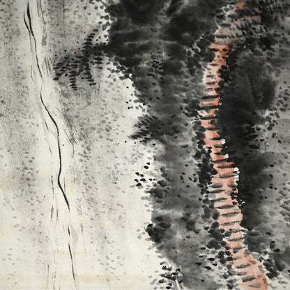 Soughing Pines at a Mountain Hermitage ー福田 古道人 “烟霞幽谷図"