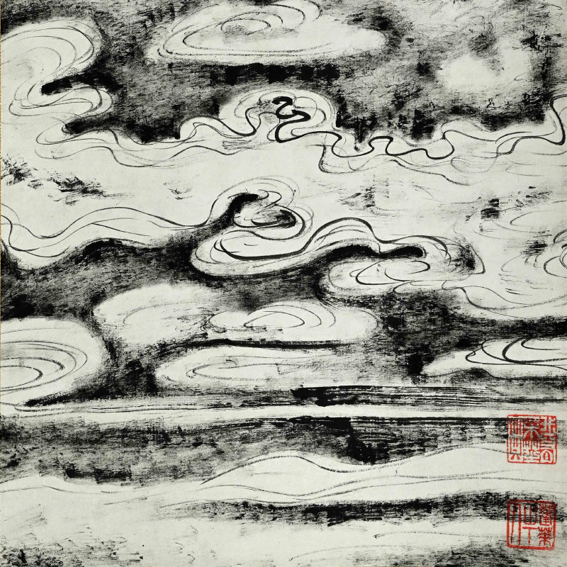 Fuji Above the Clouds, October 1925 ー福田 古道人 “雲煙浮富士図”