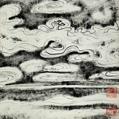 Fuji Above the Clouds, October 1925 ー福田 古道人 “雲煙浮富士図”