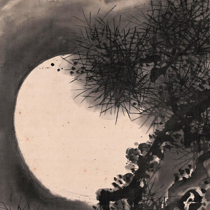 Moon in Pine 1923 ー福田 古道人 “月下老松図”