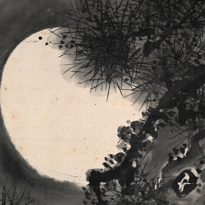 Moon in Pine 1923 ー福田 古道人 “月下老松図”