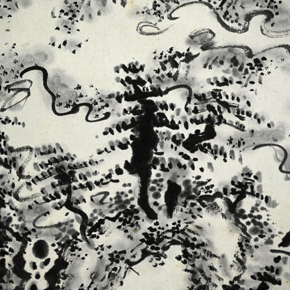 Misty Ravine, Distant Hills ー福田 古道人 “烟霞幽谷図”