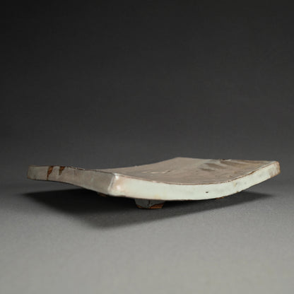 Lavender Hue Hagi Slab Plate ー三輪 栄造 “皿”