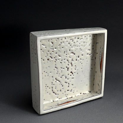 Hagi Serving Plate ー三輪 栄造 “萩角皿”
