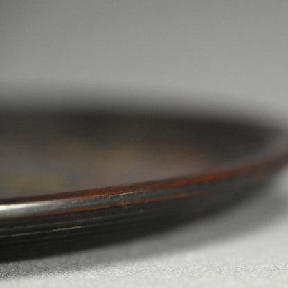 Wooden Tray, Beans by Yabe Takayoshi & Shimizu Hian ー矢部 高義(犀洲), 清水 比庵