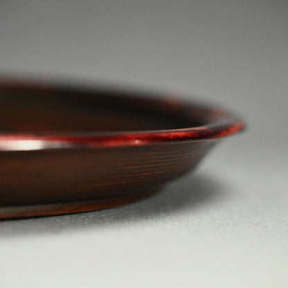 Wooden Tray by Yabe Takayoshi and Shimizu Hian ー矢部 高義(犀洲), 清水 比庵