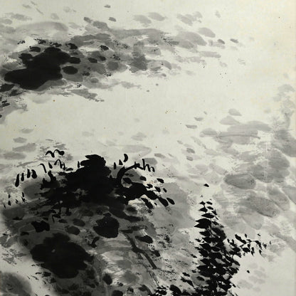 Misty Mountain Landscape ー白倉 二峰  "霊山無究圖"