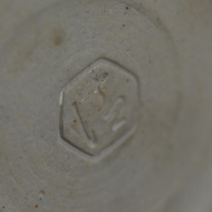 Mid-century Vase ー清水 六兵衛 “藍彩泉文四方花瓶”