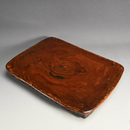 Spectacular Antique Japanese Lacquer Workers Display Table