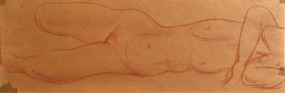 Nude Study, 1940s ー野村 耕 素描 “裸婦”