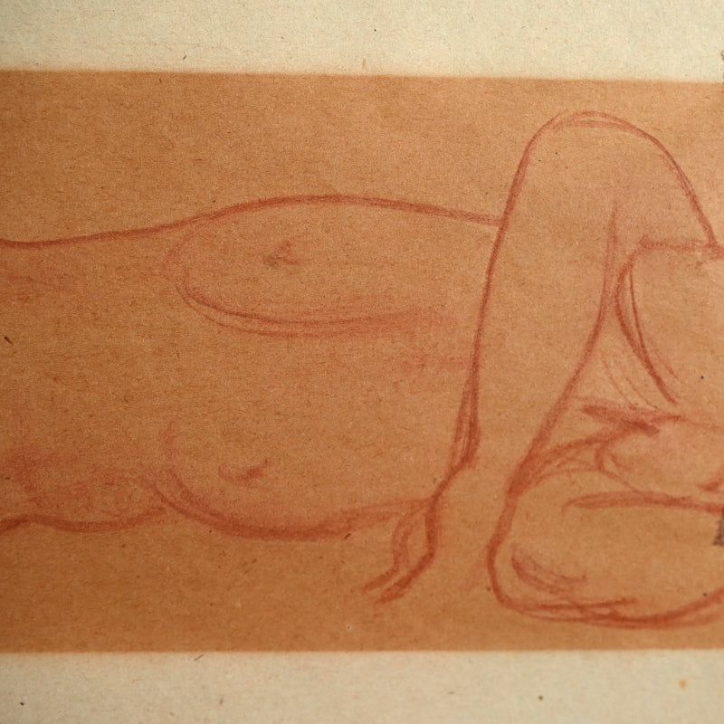 Nude Study, 1940s ー野村 耕 素描 “裸婦”