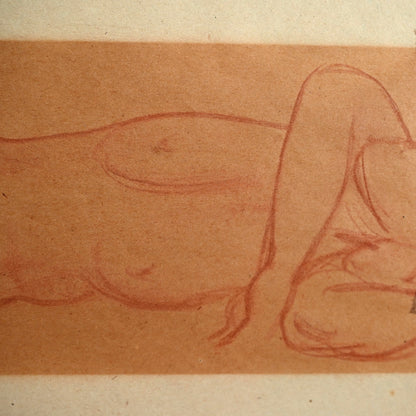 Nude Study, 1940s ー野村 耕 素描 “裸婦”