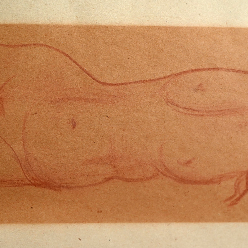 Nude Study, 1940s ー野村 耕 素描 “裸婦”
