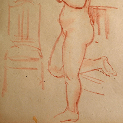 Early Nomura Ko Study, Nude, 1940s ー野村 耕 “裸婦”