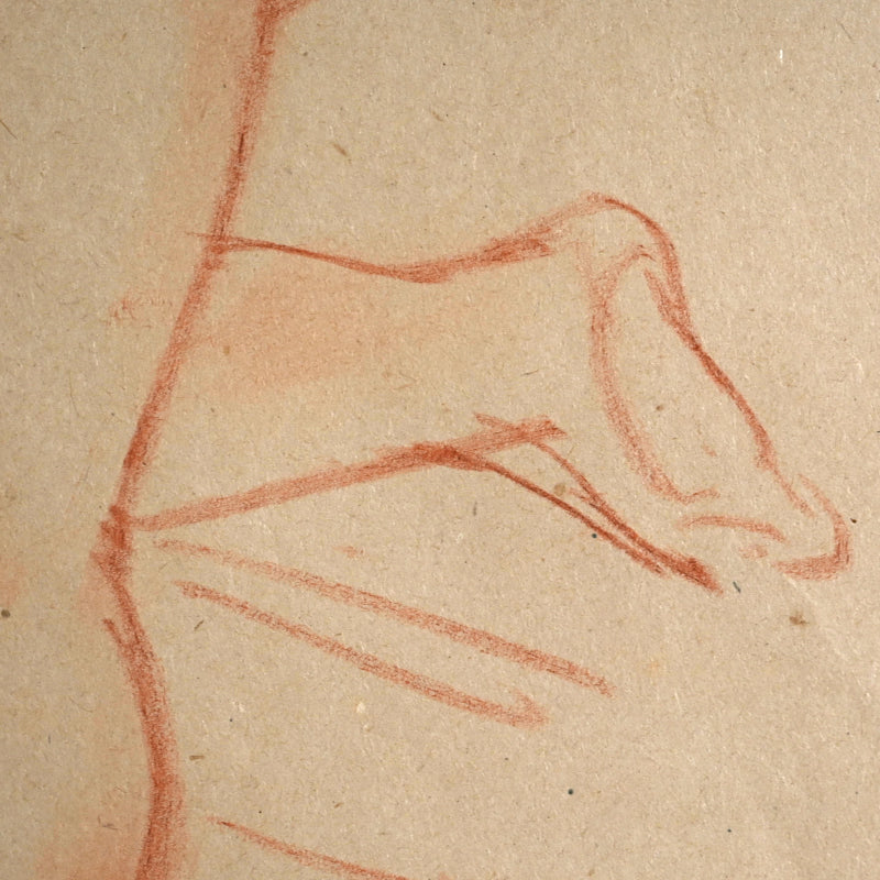 Early Nomura Ko Study, Nude, 1940s ー野村 耕 “裸婦”