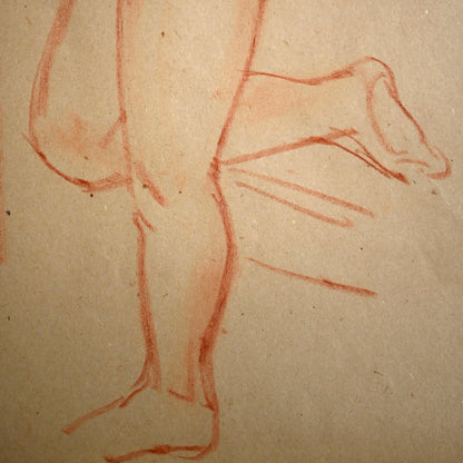 Early Nomura Ko Study, Nude, 1940s ー野村 耕 “裸婦”