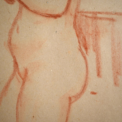 Early Nomura Ko Study, Nude, 1940s ー野村 耕 “裸婦”