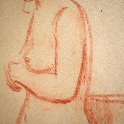 Early Nomura Ko Study, Nude, 1940s ー野村 耕 “裸婦”