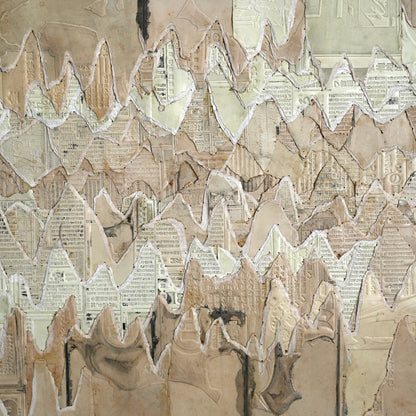 Untitled Newspaper Flong Collage, September 1958 ー野村 耕